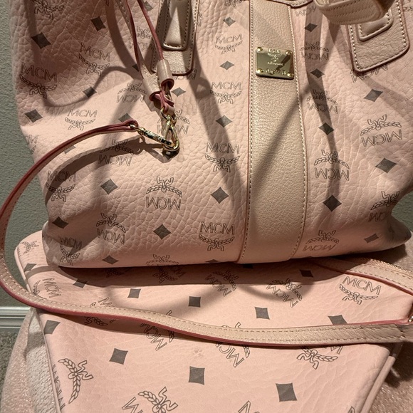 MCM powder pink tote. - Picture 17 of 17